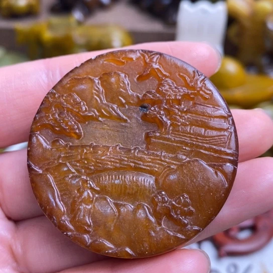 蛇纹石玉未镶嵌颈饰127