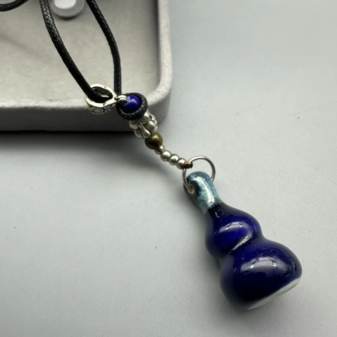 非金属陶瓷吊坠 B067-陶瓷小饰品葫芦吊坠