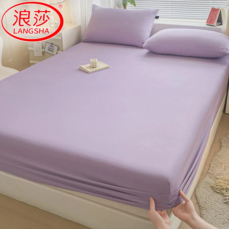 浪莎纯棉床笠单件100全棉床单防滑固定全包床罩防尘席梦思床垫套