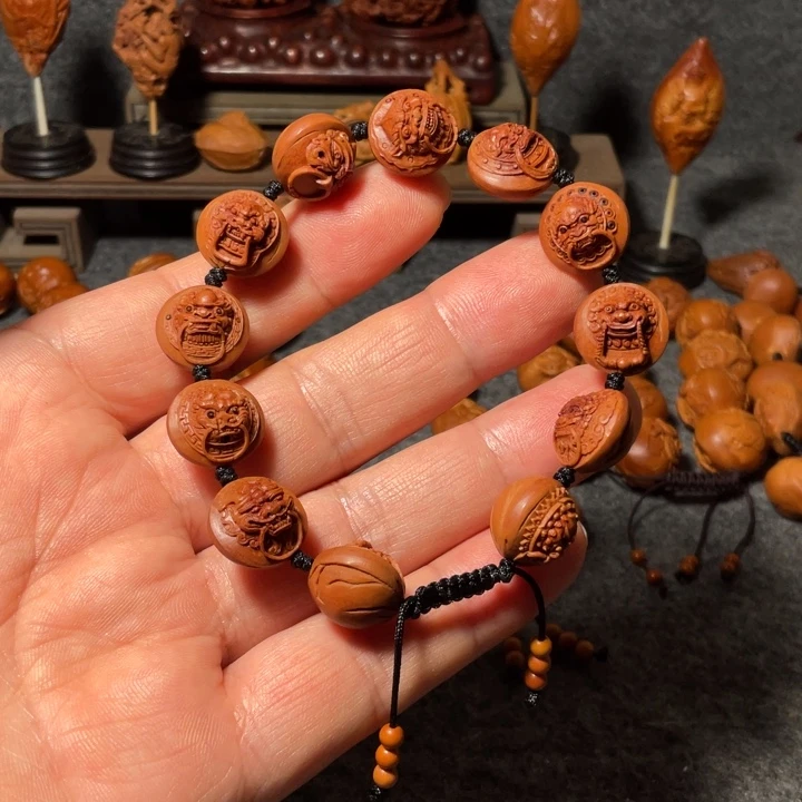 朗***字橄榄核手串/手链手工制作工艺精湛