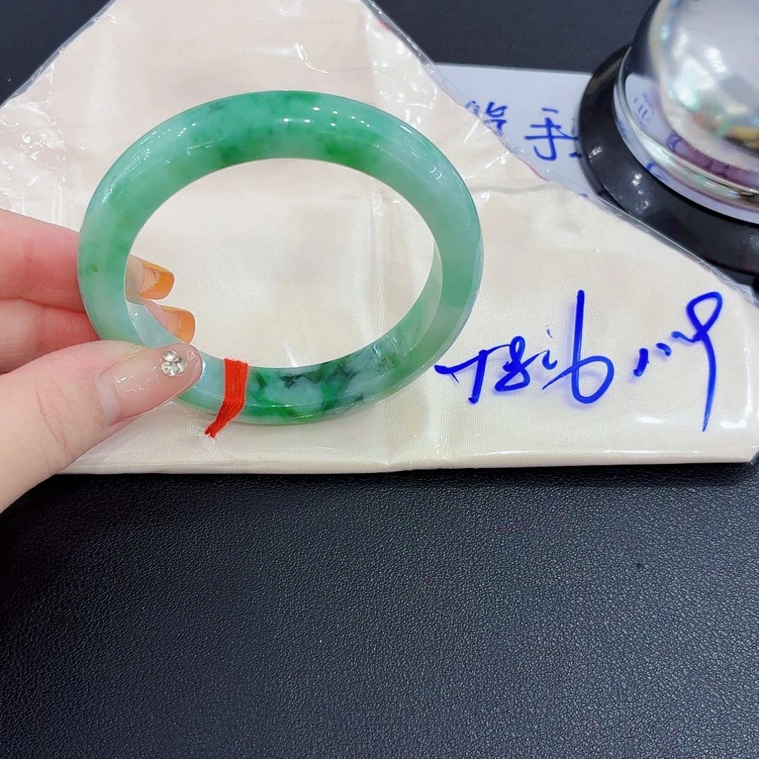未镶嵌手镯翡翠天然缅甸翡翠手镯58.6
