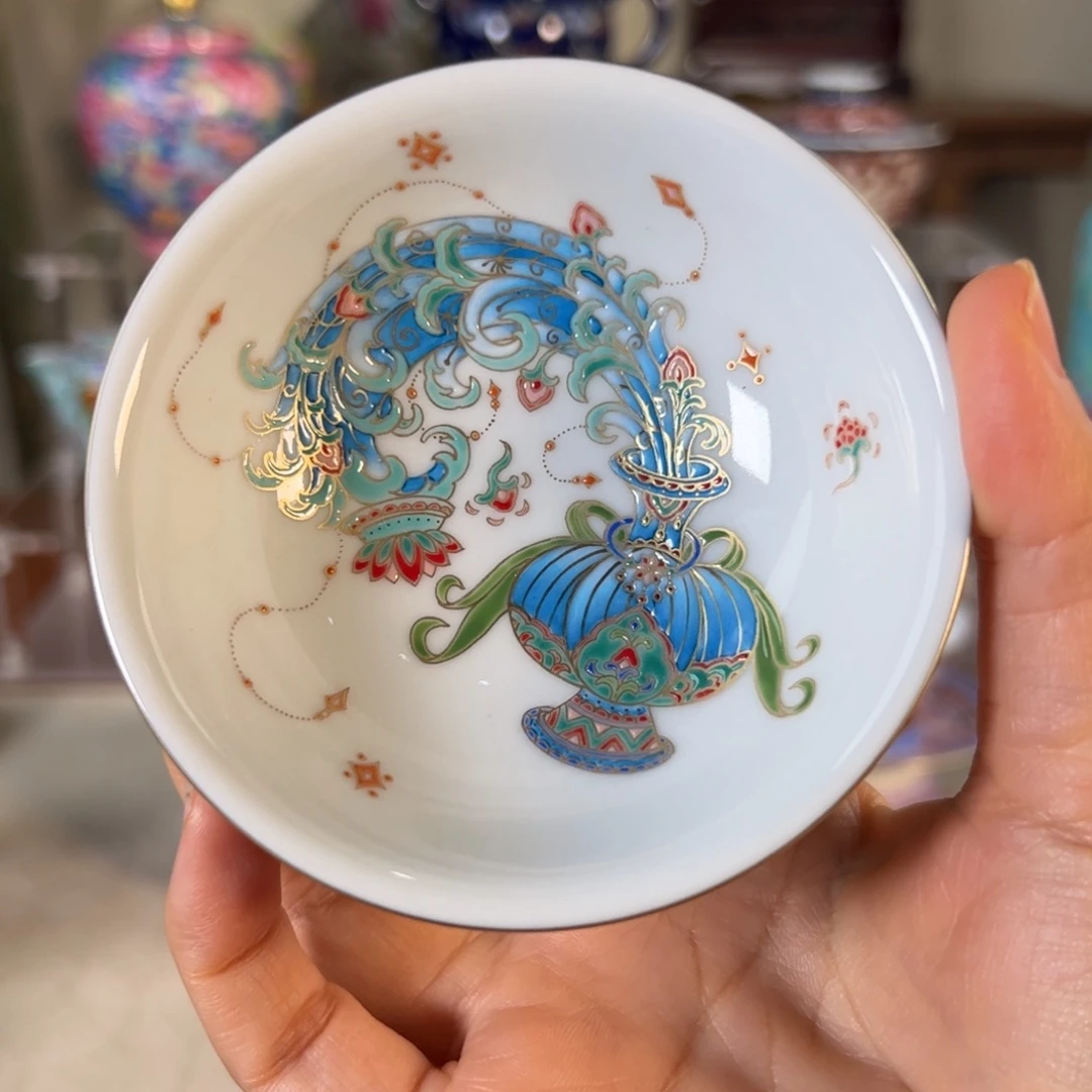 纯手工手绘 高端茶器