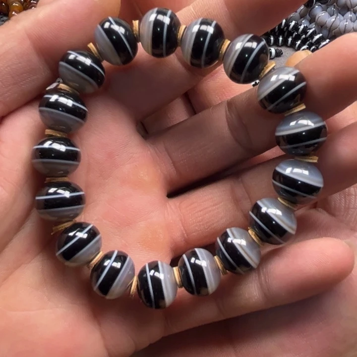 玛瑙/玉髓未镶嵌手链