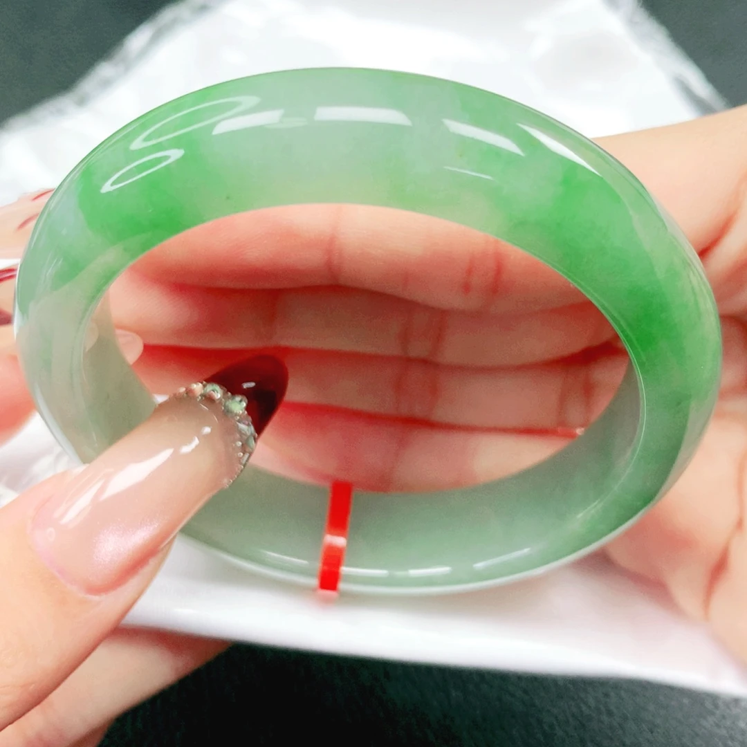 翡翠未镶嵌手镯55