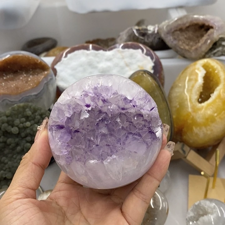 珠宝半成品未镶嵌紫晶16