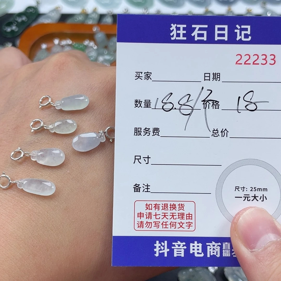 翡翠银S925镶嵌颈饰