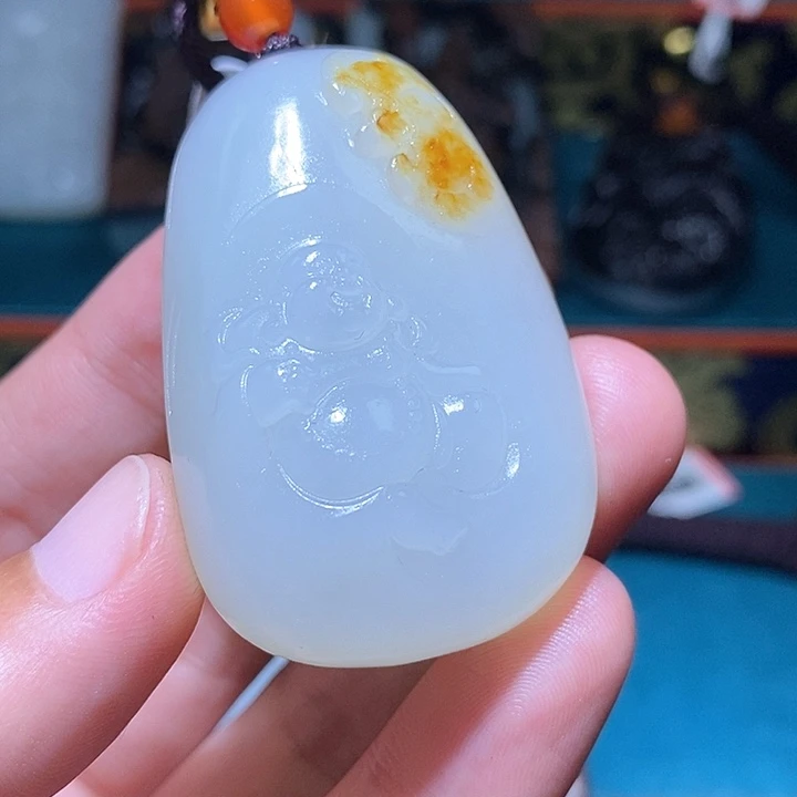 和田玉未镶嵌颈饰A7
