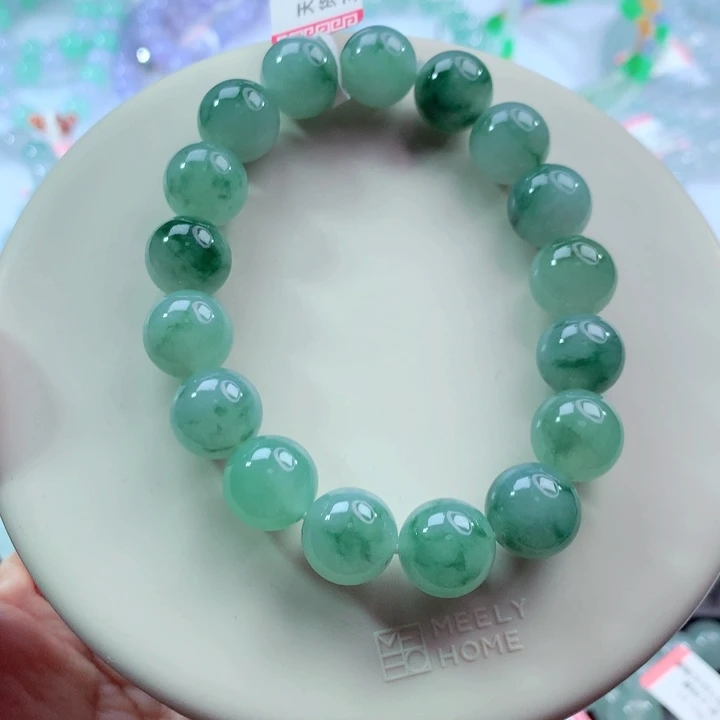 翡翠未镶嵌手链卡12