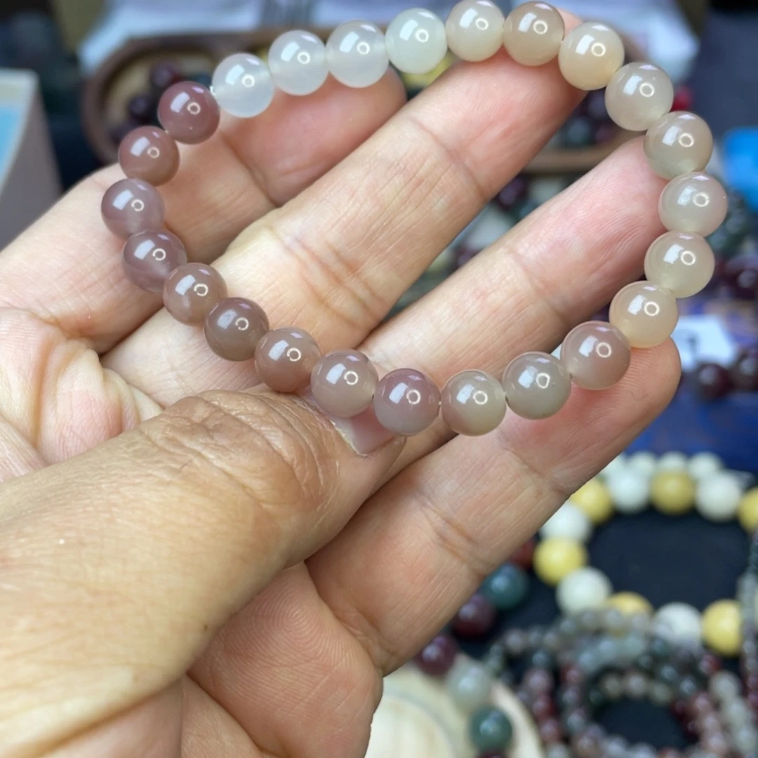 非金属天然秦紫玉手串