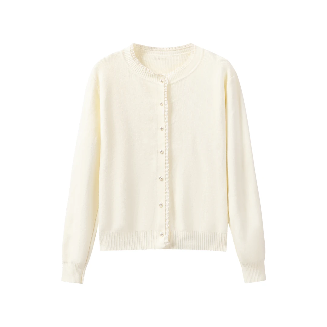 【粉丝回馈】女装秋季新款长袖针织衫春秋气质F51004A504