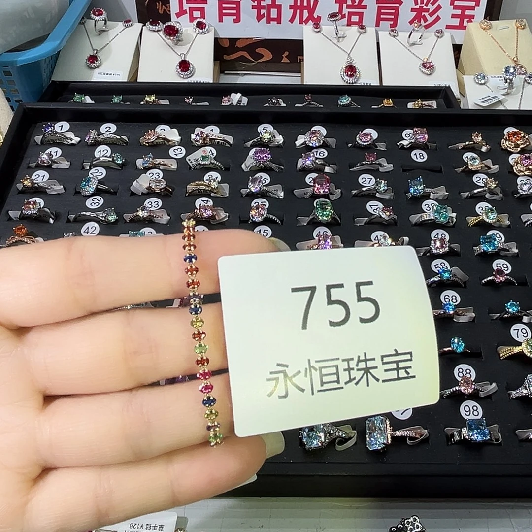 莫桑石非金属755手链