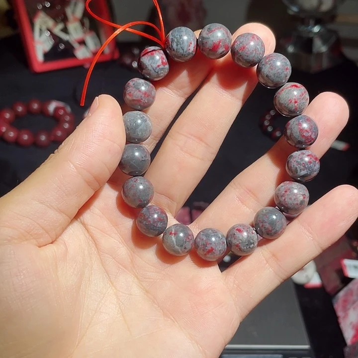 天然辰砂原石卡11