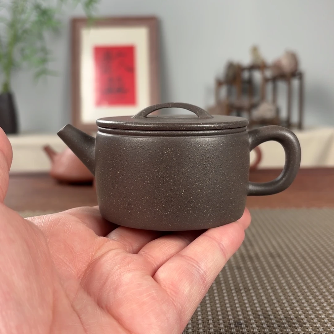 紫砂茶壶黄龙山原矿紫砂壶150