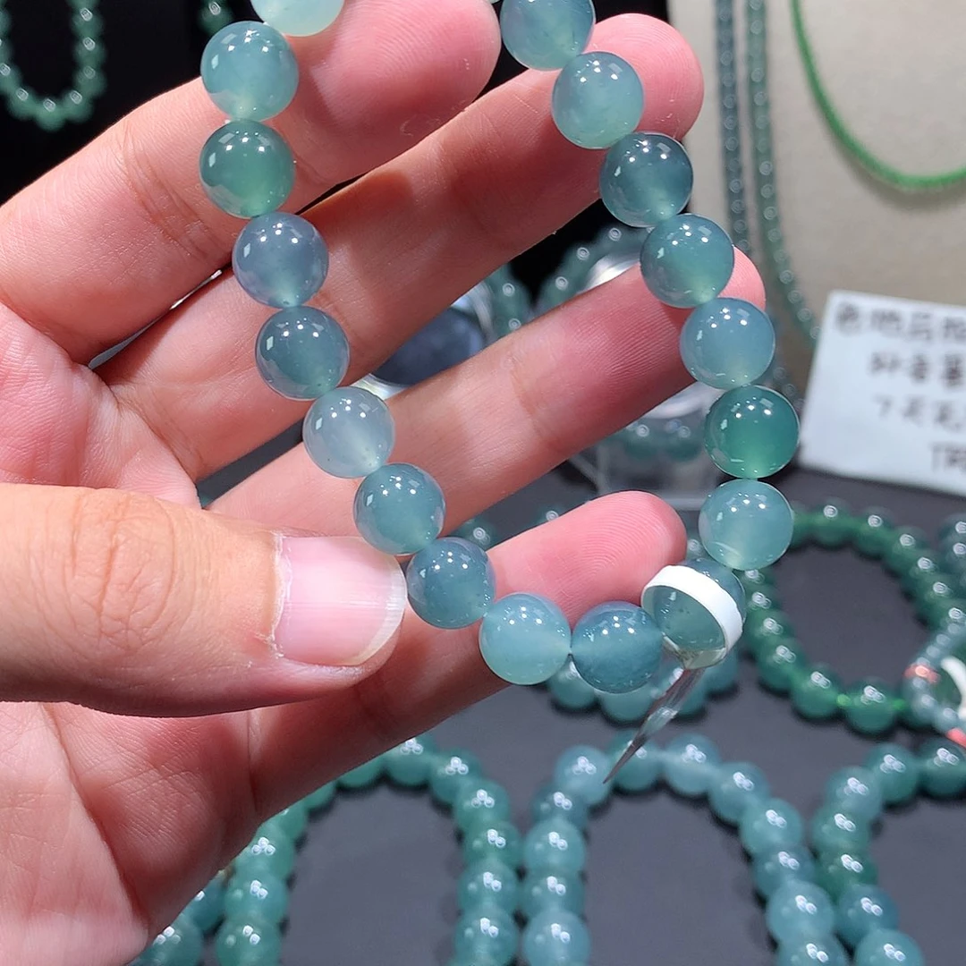 未镶嵌手串翡翠天然a货翡翠手串10