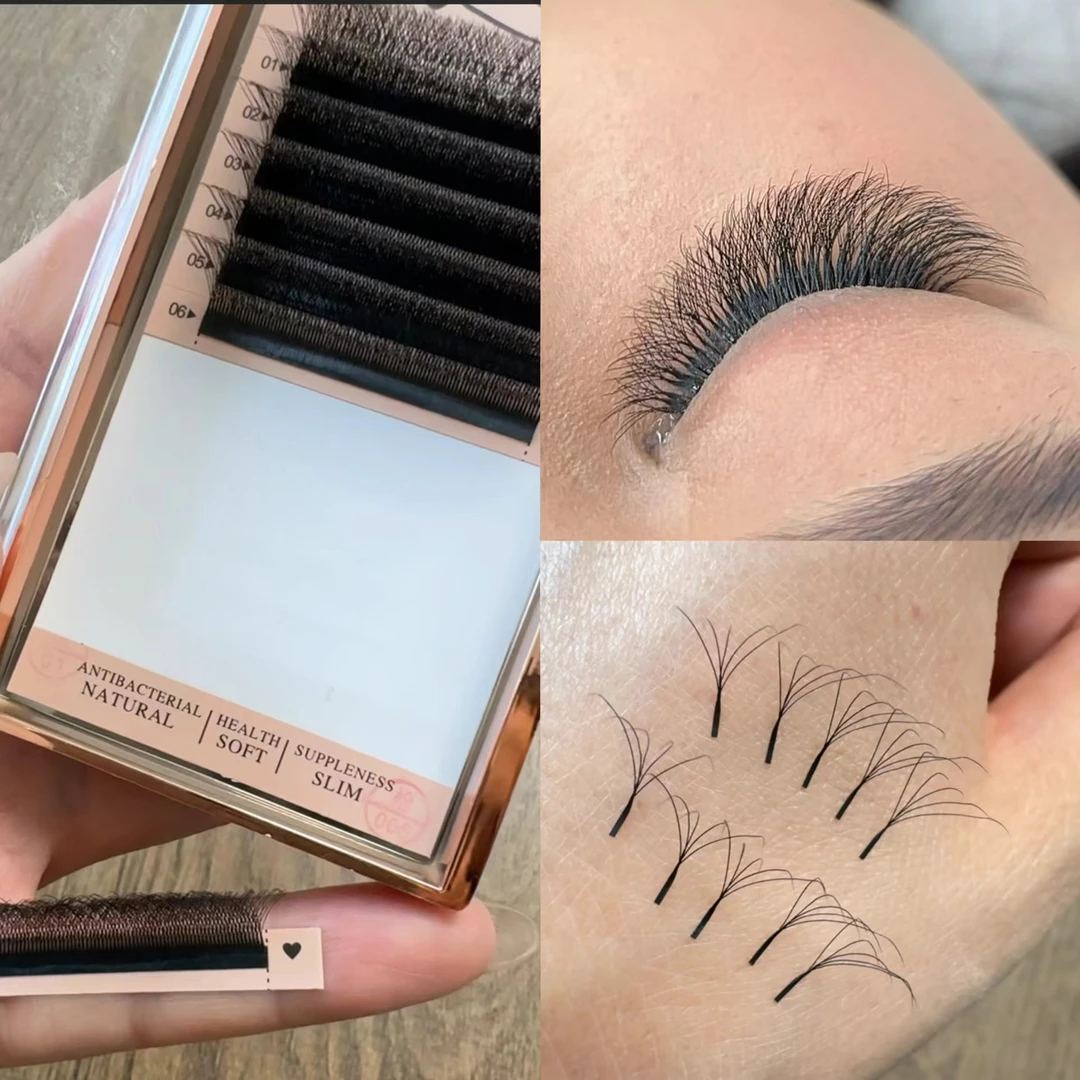 五叶草 D翘 轻轻自然不散根舒适睫毛