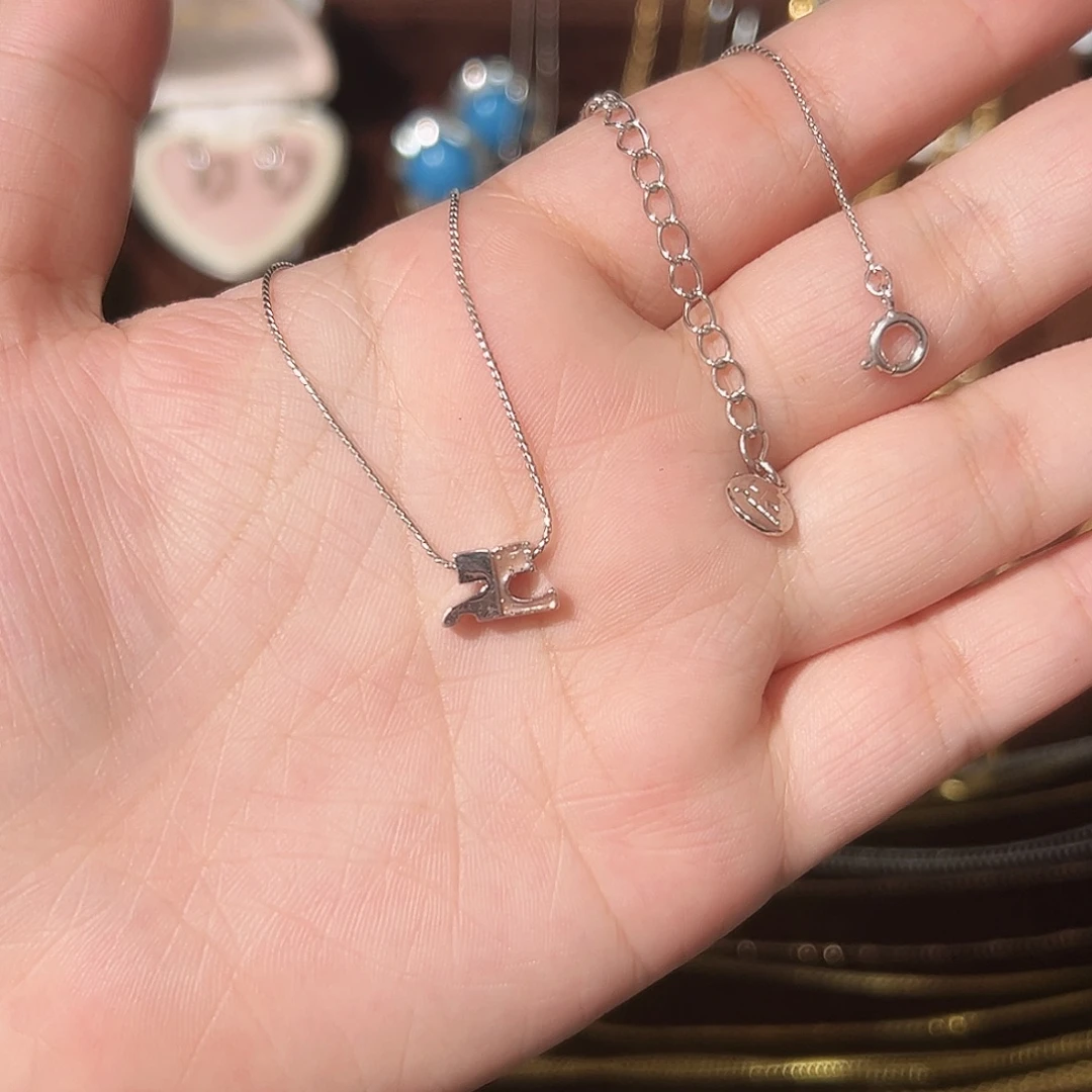 纯铜合成碳硅石项链 不退换