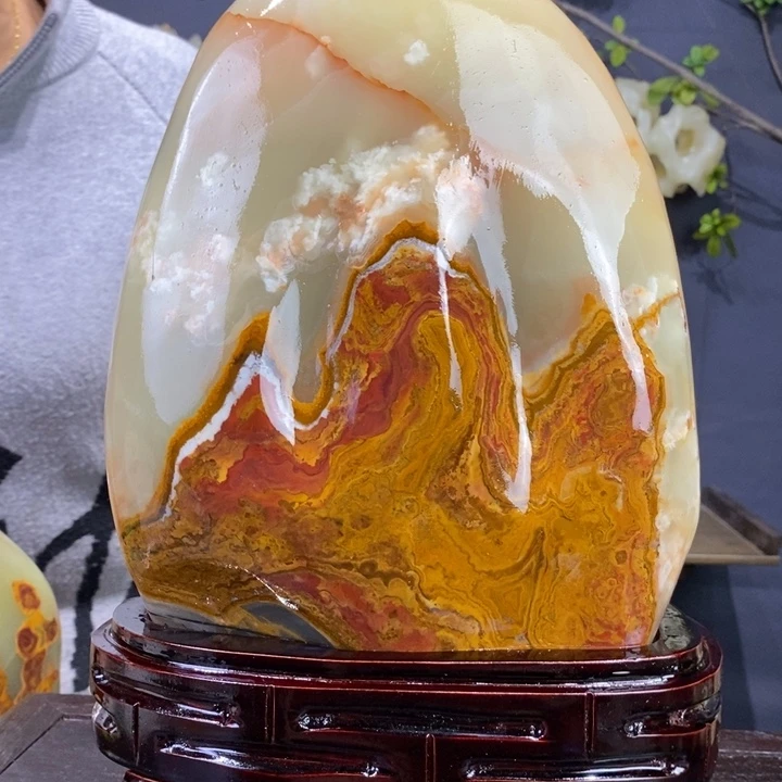 石材精品古青石摆件