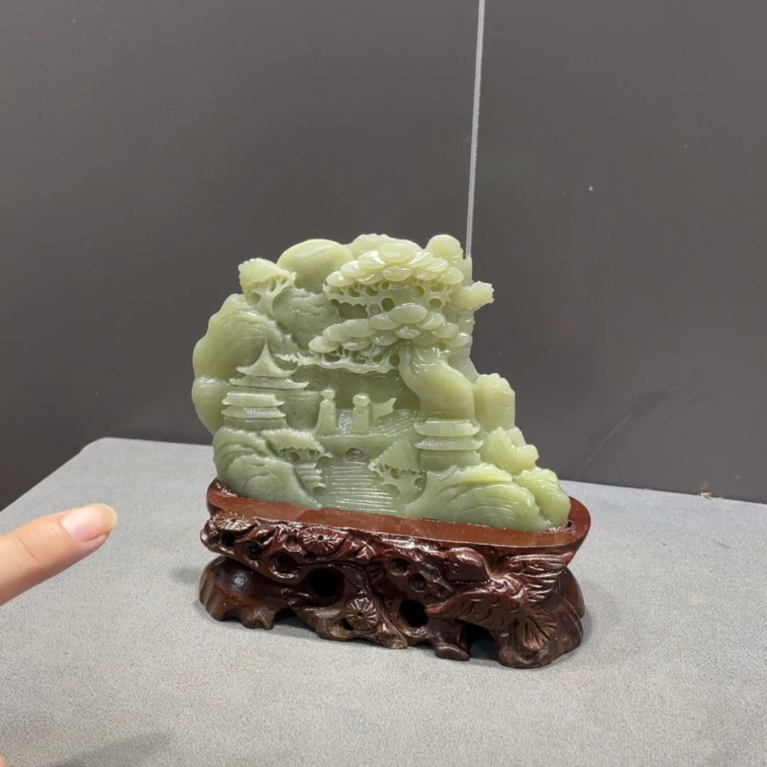 和田玉未镶嵌挂件