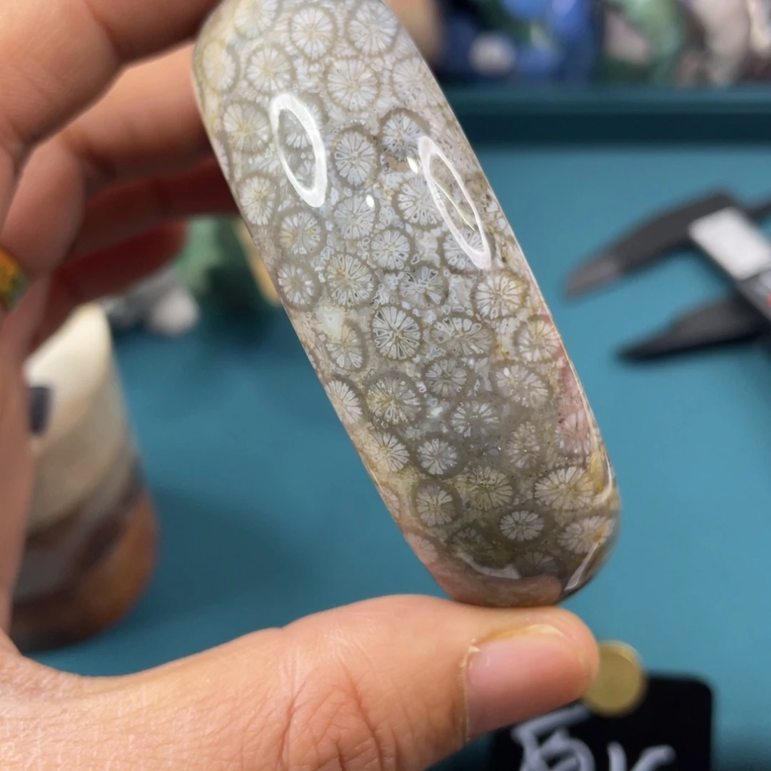 未镶嵌手镯硅化玉