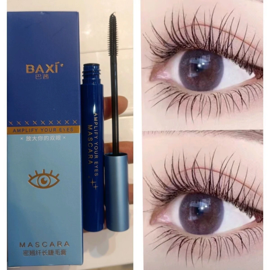 Baxi 细头眼部打底防水纤长浓密卷翘不晕染不脱妆睫毛膏