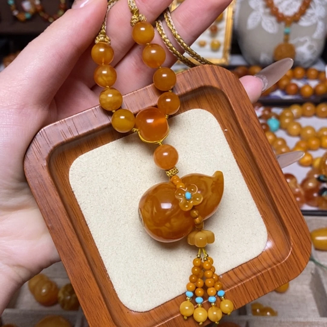 【闪购商品】蜜蜡颈饰未镶嵌