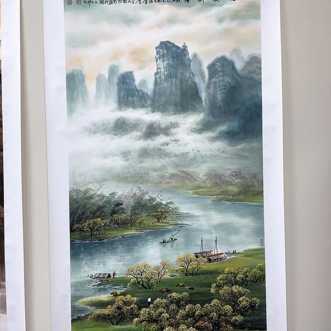 国画周顺良四尺精品佳作