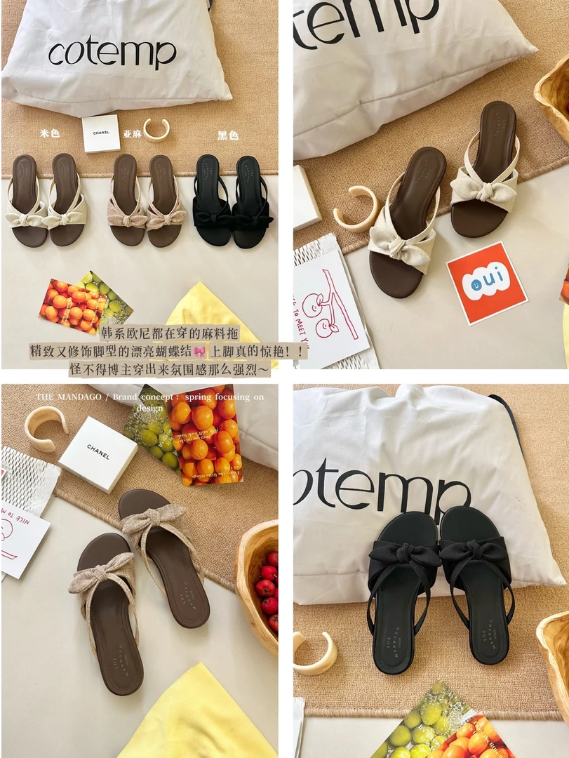 鑫燃KIKI 小众时尚设计感蝴蝶结凉鞋 66-10 MDG