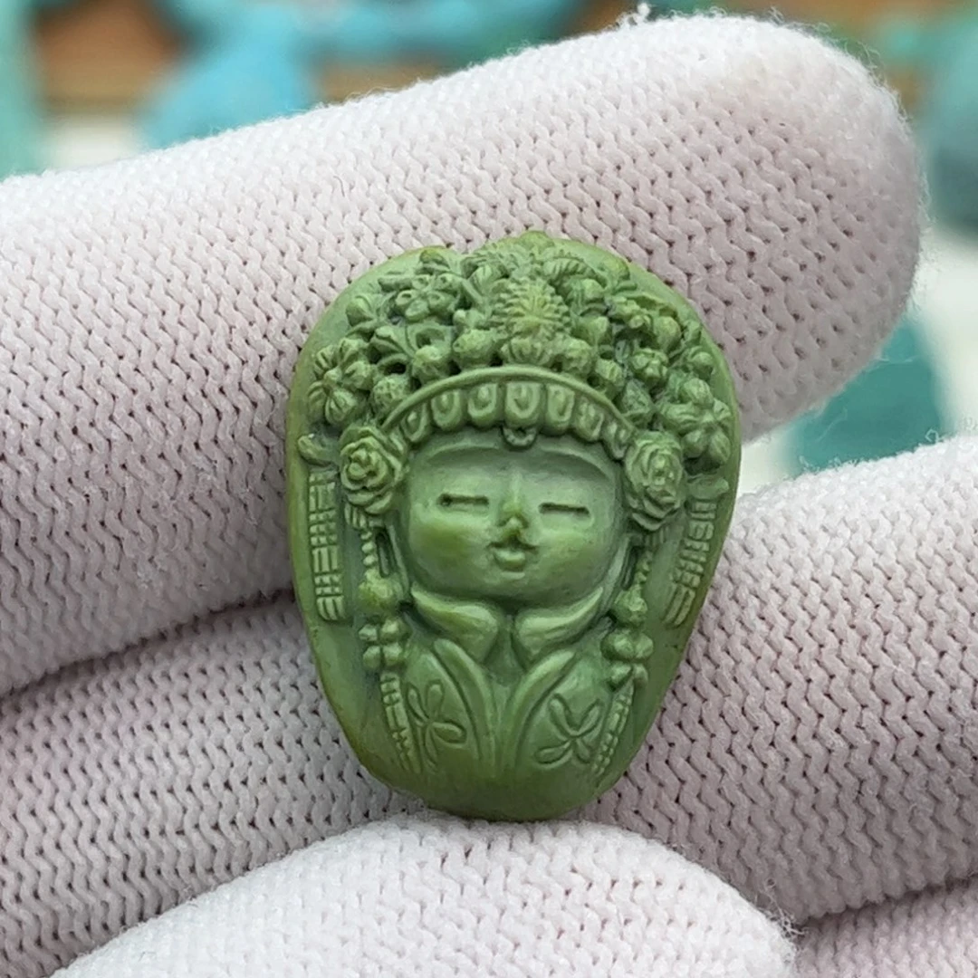 未镶嵌绿松石珠宝奇石