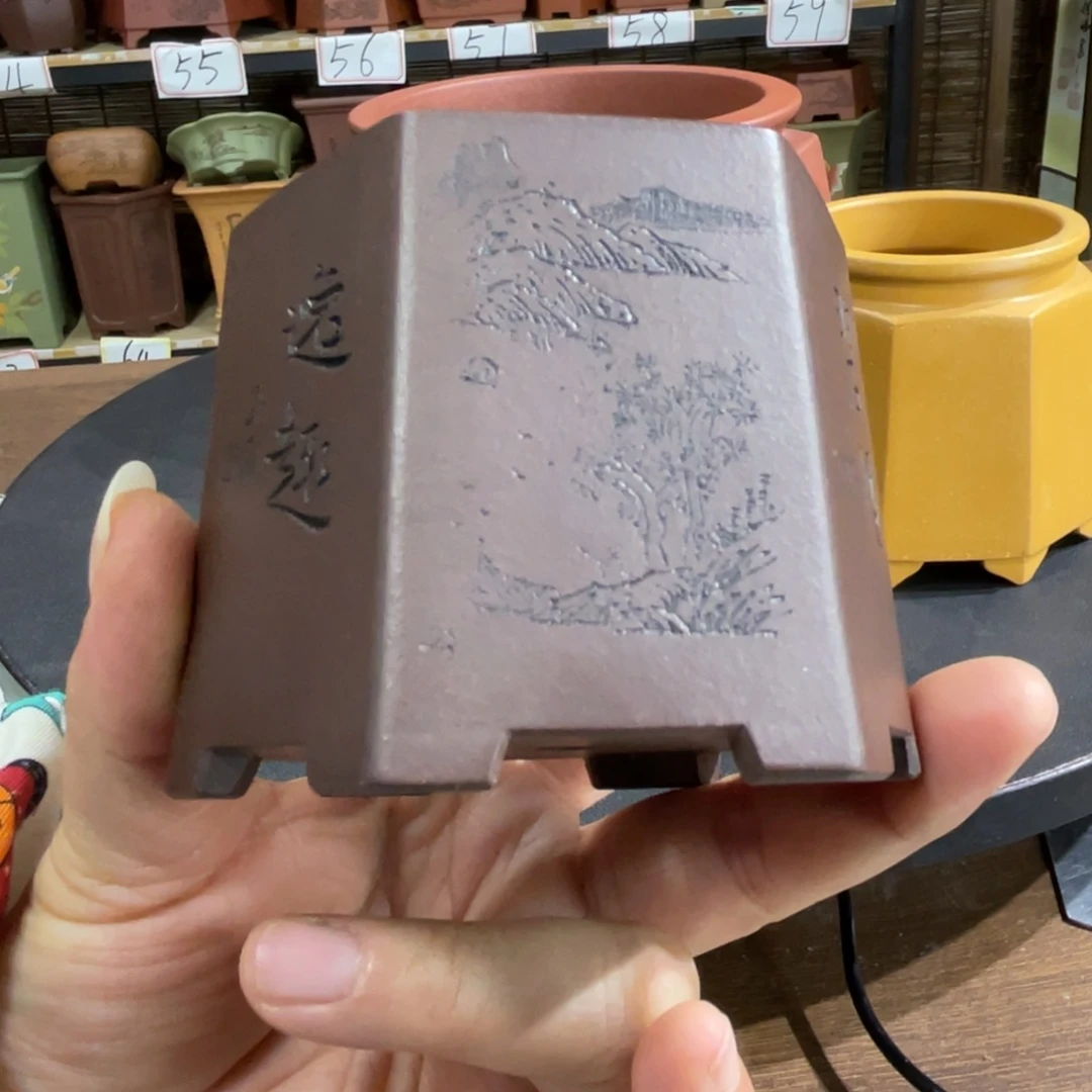 花盆紫砂紫砂花盆在这里