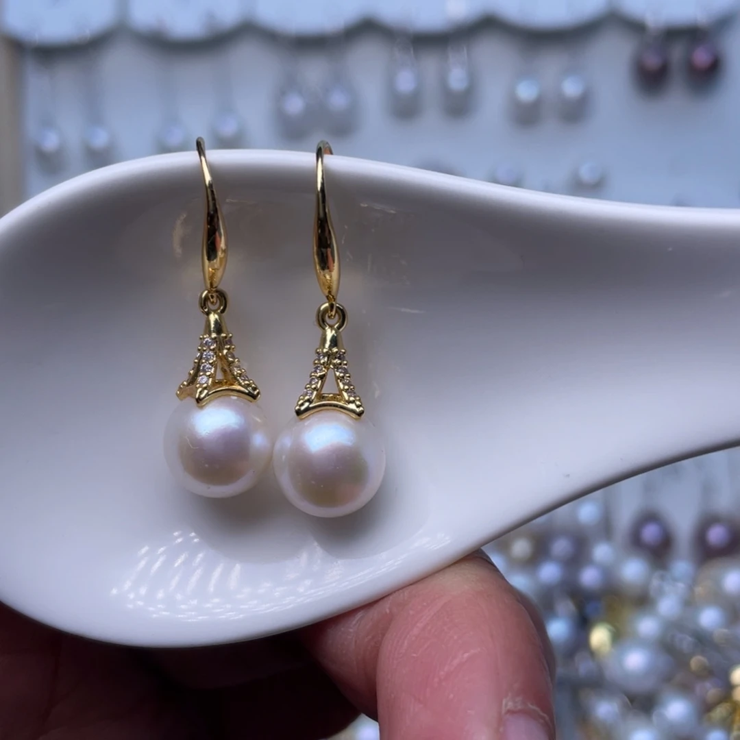 淡水珍珠未镶嵌耳饰