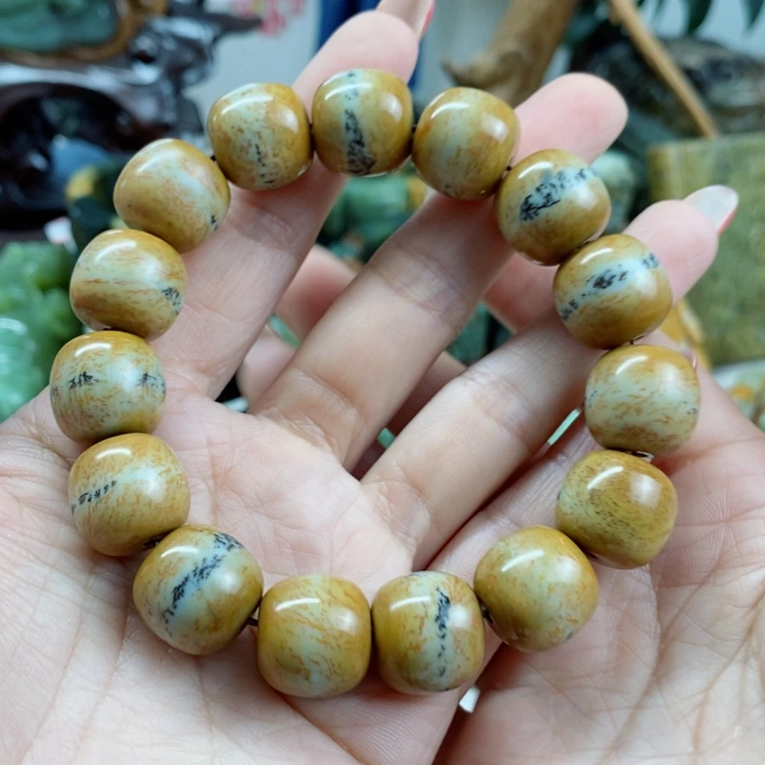 透闪石质玉手链未镶嵌