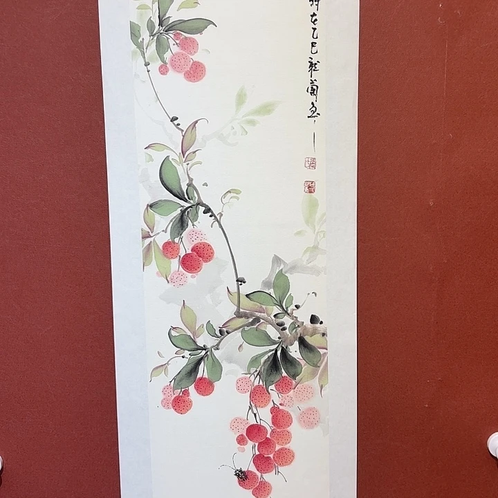国画听兰老师花鸟