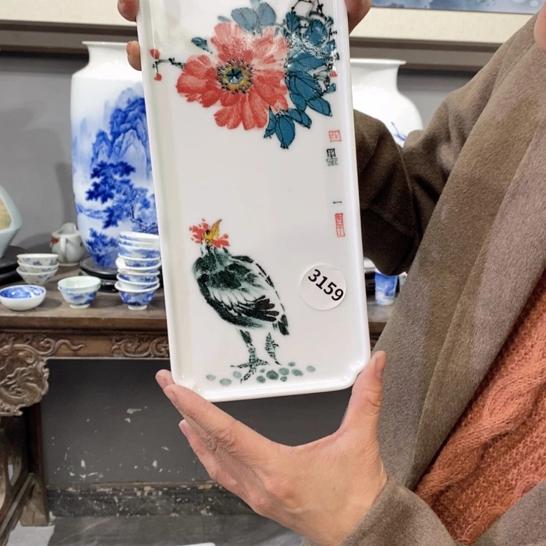 摆件吴义松陶瓷直播间3159