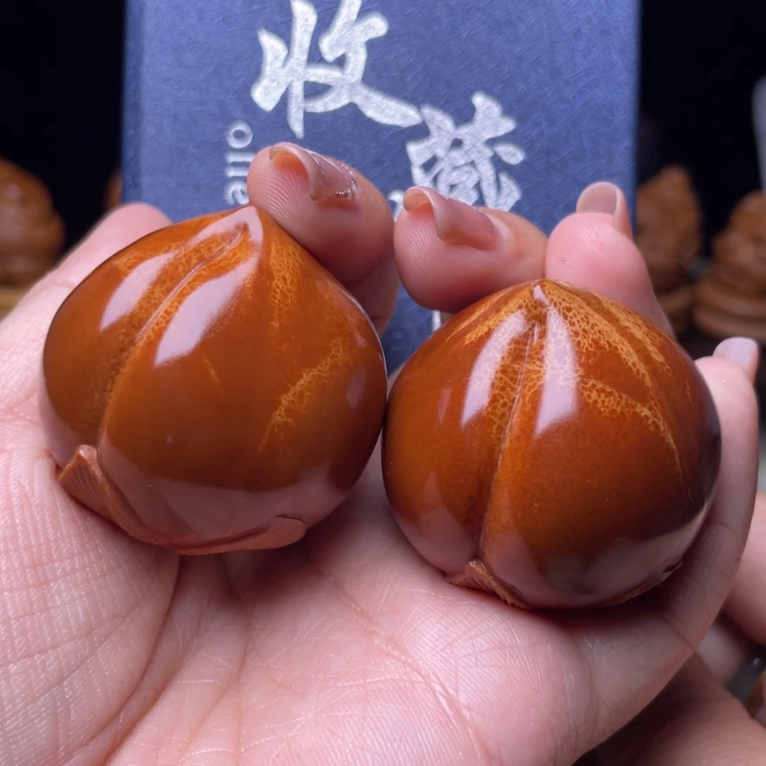 吊坠橄榄核寿桃手球3.7