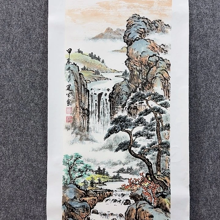 国画孙建平老师手绘作品