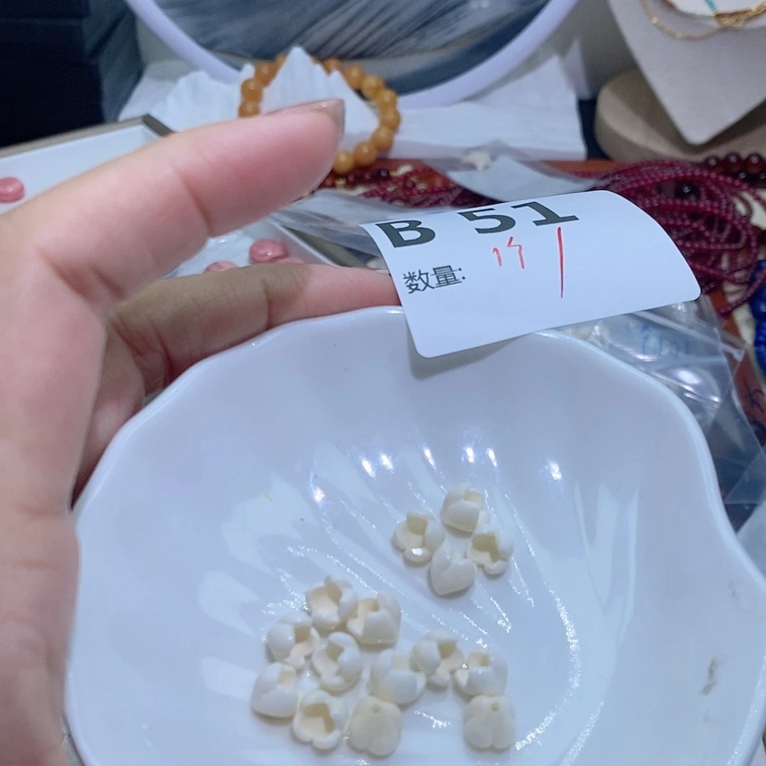 水晶珠宝半成品银S925镶嵌B51