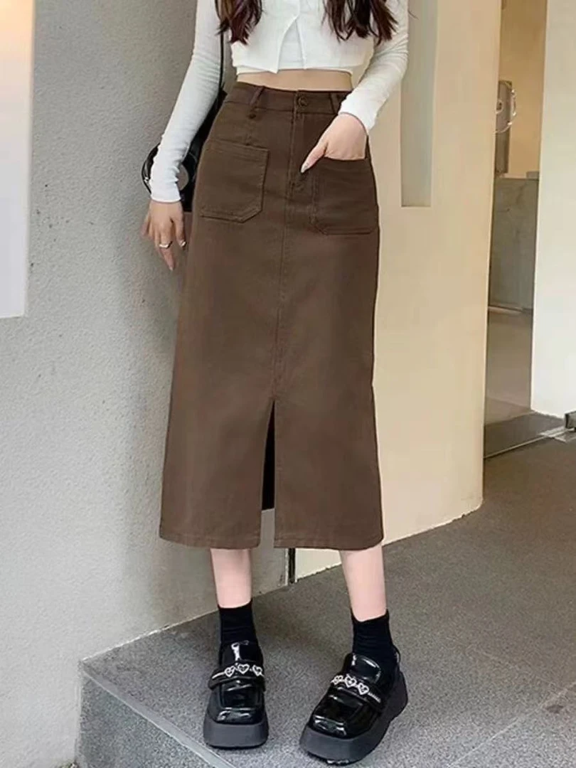 新款显瘦百搭半身裙3575