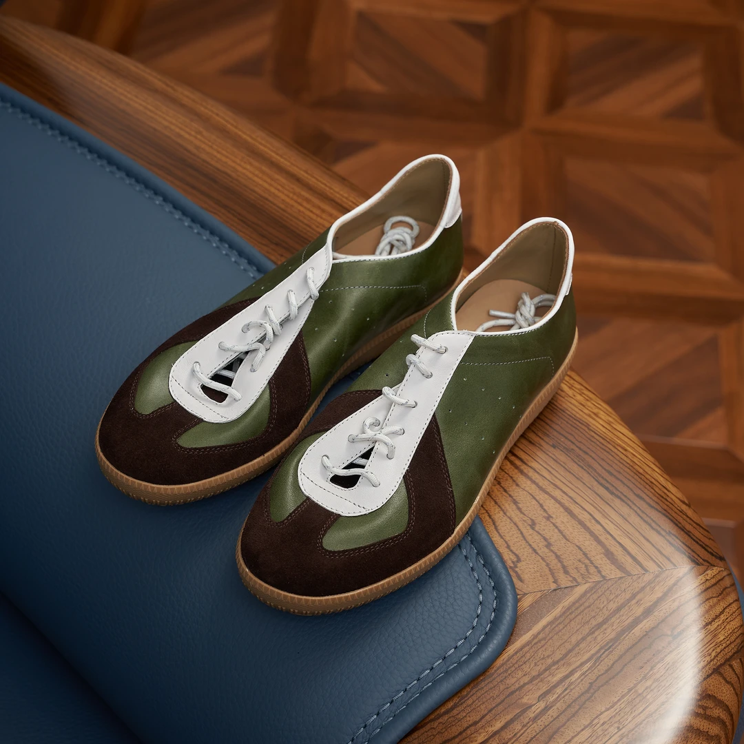 小众复古德训鞋男女情侣同款运动阿甘休闲鞋百搭运动鞋STO-110