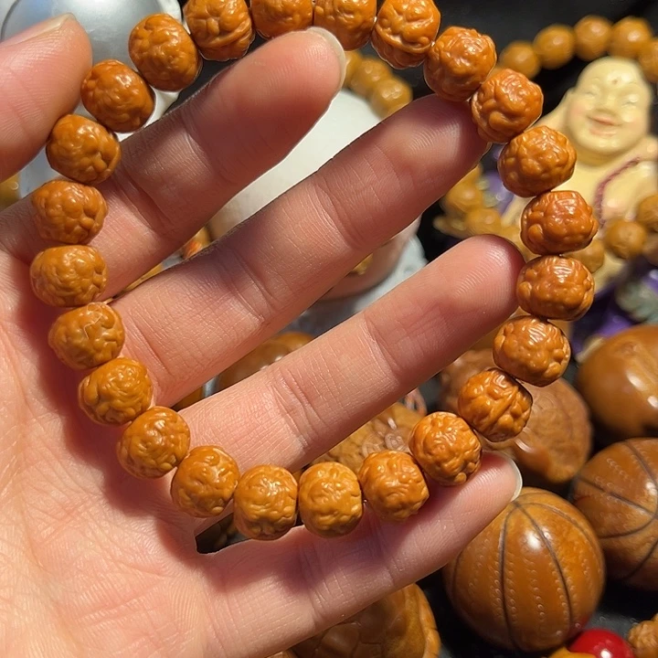 橄榄核手串/手链猴头1.12金蟾