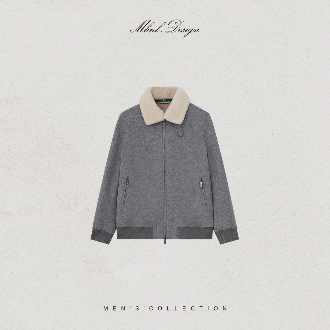 MBNL-F「BC.Shearling」秦磊男装绵羊毛定织梭织夹克LL-WWT0053