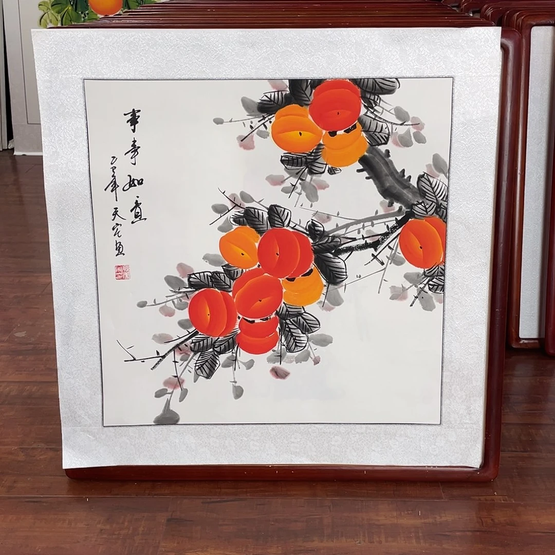 国画带框尺寸63*63厘米