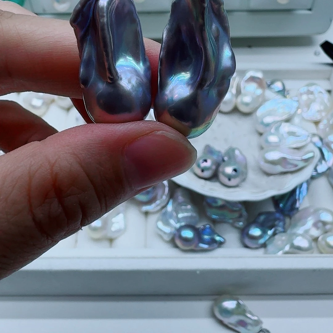 蛋***姐颈饰银S925镶嵌淡水珍珠