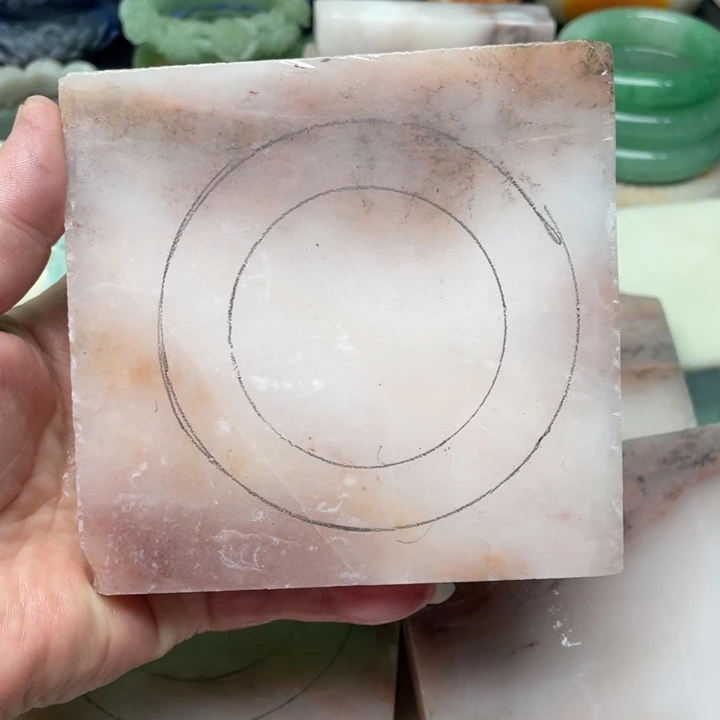 石英质玉未镶嵌珠宝半成品