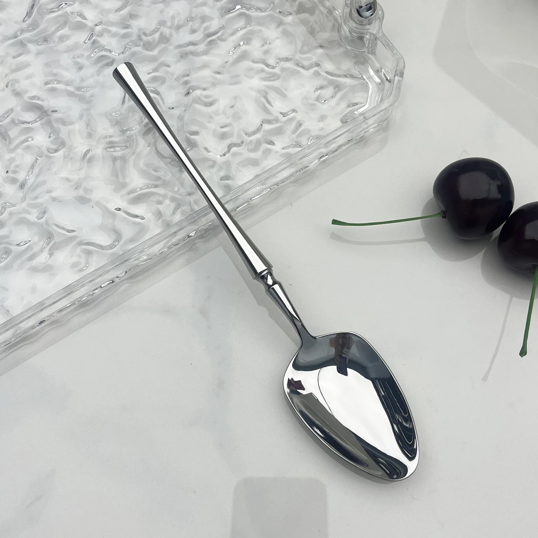 【设计定制款】304不锈钢小蛮腰吃饭勺家用吃饭勺子
