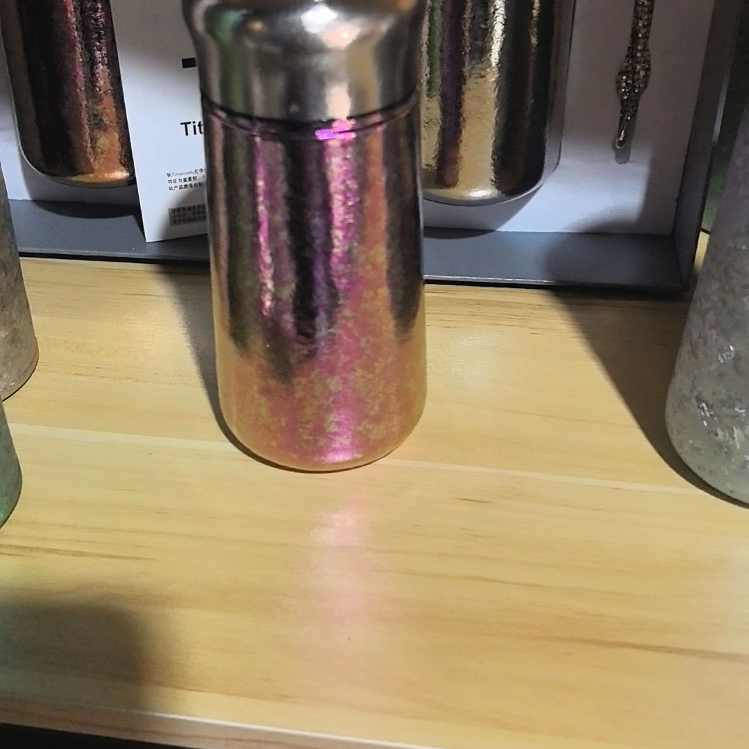 飞***）钛合金纯钛口袋杯紫色