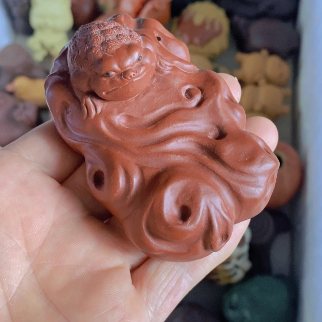 茶杯绿泥紫砂紫砂