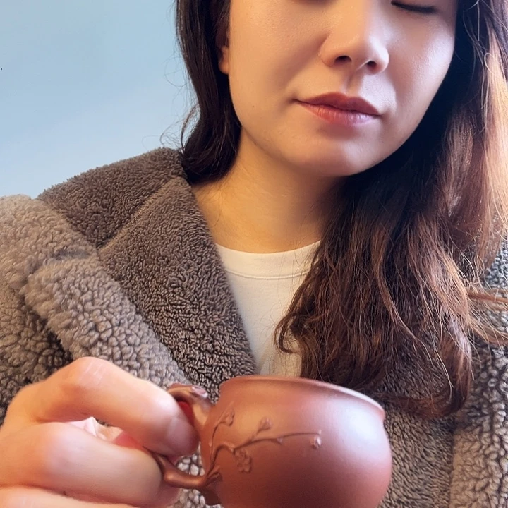 茶案紫砂贴花杯子100cc