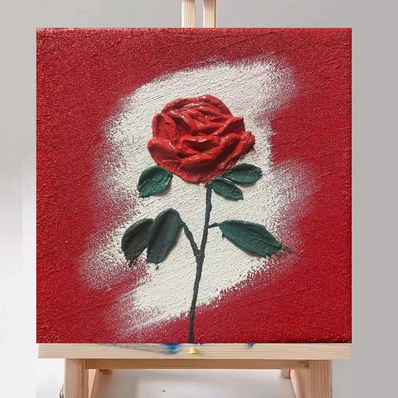 数字肌理画diy 卡通零基础手工填色涂色解压装饰画20*20