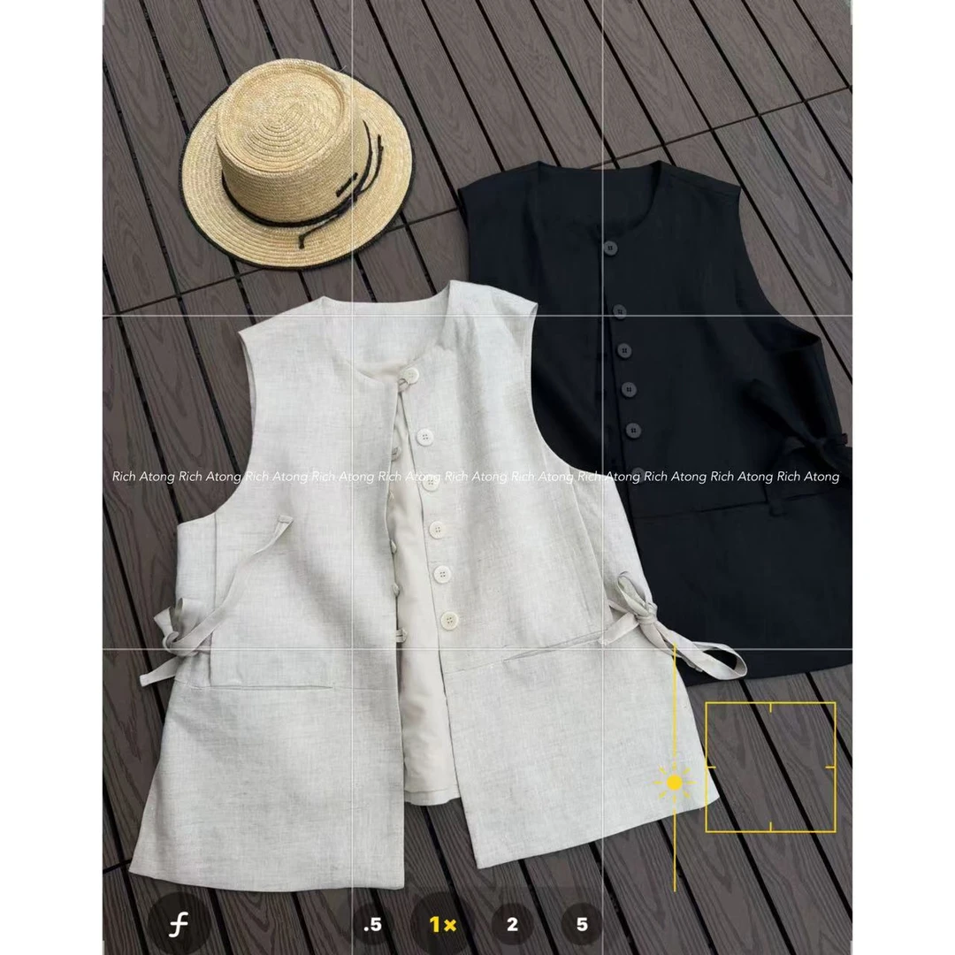 atong/阿彤-【老钱马甲】-2025 早春大牌极简收腰老钱马甲