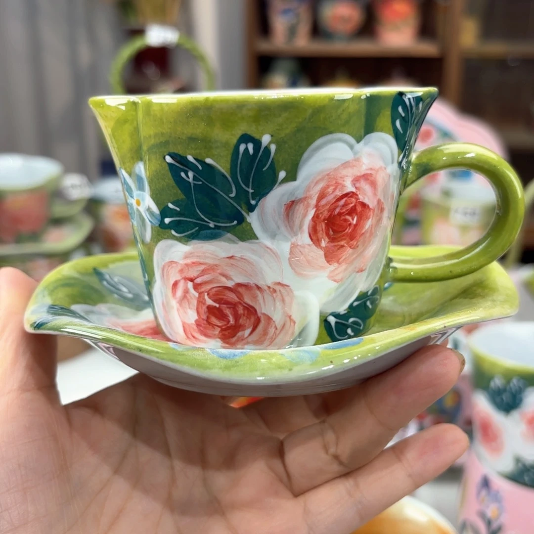 景德镇手绘高温釉下彩陶瓷茶具